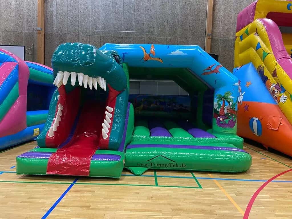 Dino m/slide hoppeborg