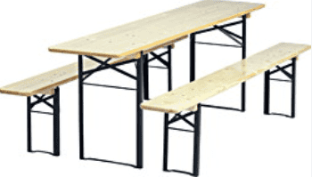 Bord/bænke sæt 67x200cm