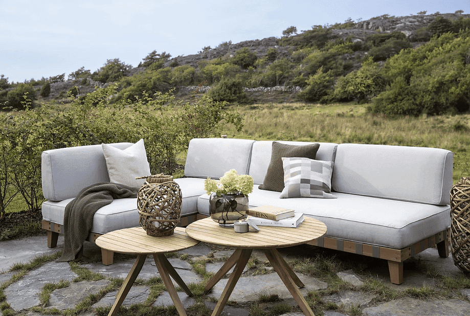 Lounge sofa lysegrå