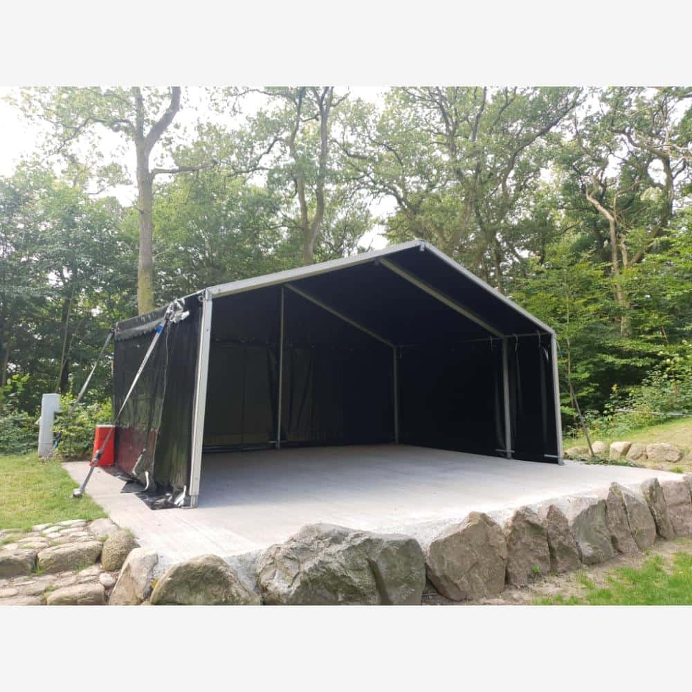 Scene Telt 6 x 4 meter sort