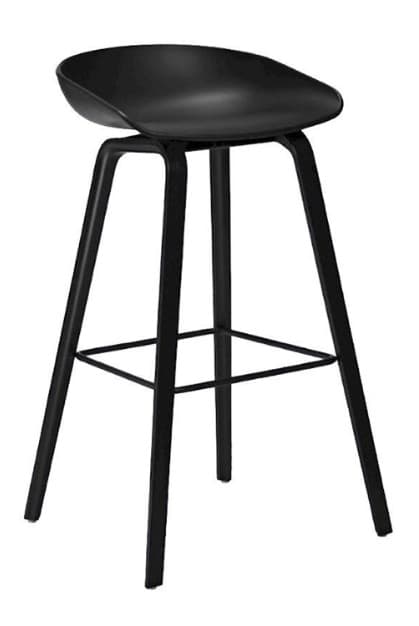 HAY barstol AAS 32 høj, sort