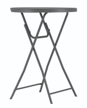 Cafebord, klapmodel, grå