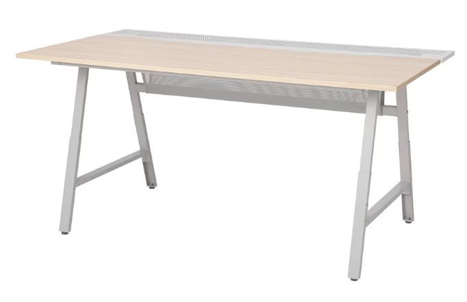Skrivebord, ask & grå