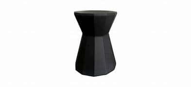 Mabel Panther - side table/ stool, sort/ black