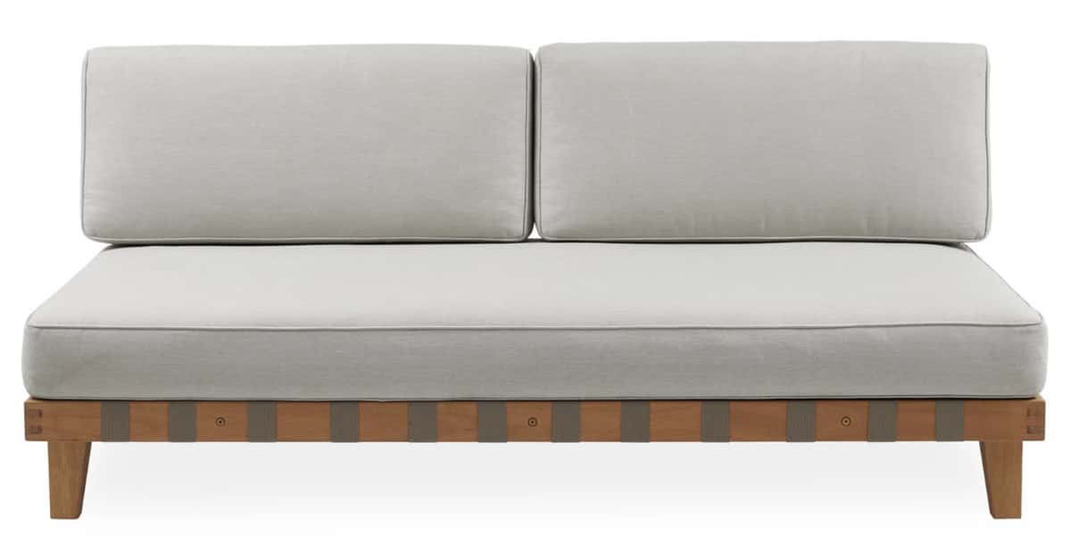 Lounge sofa, lysegrå,