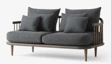 Sofa FLY SC2, Røget olieret eg