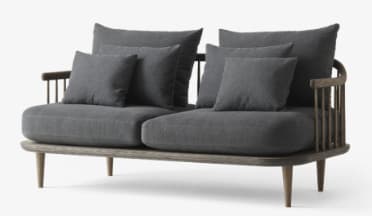 Sofa FLY SC2, Røget olieret eg