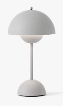 Flower Pot lampe, mat lysegrå
