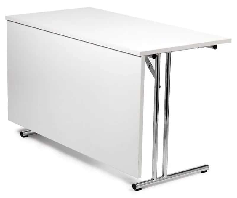 Konferencebord inkl. frontplade, hvid/ Conference table incl. front, white