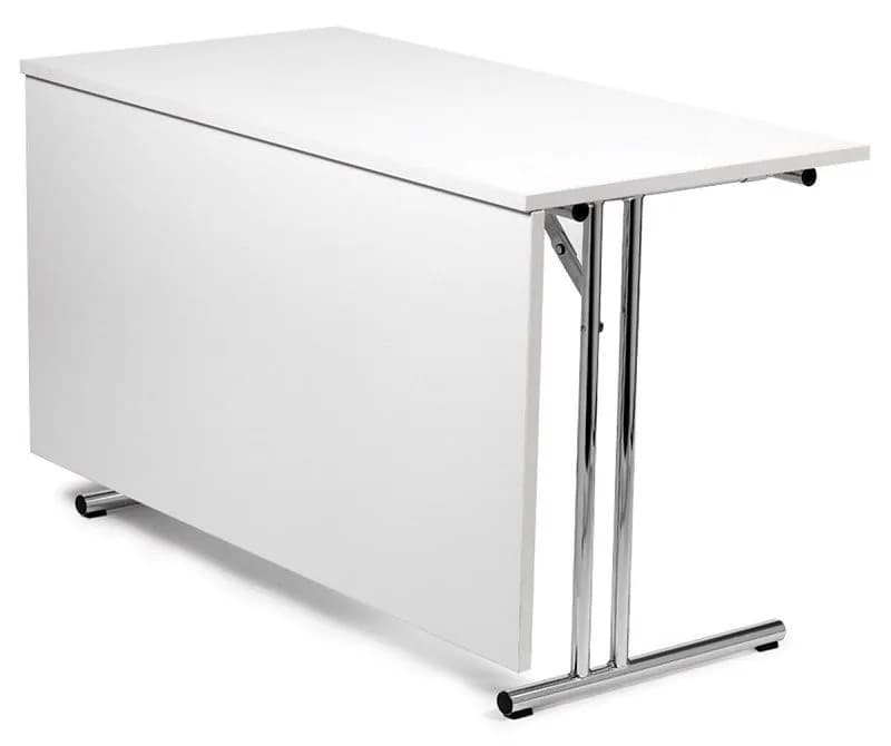Konferencebord inkl. frontplade, hvid/ Conference table incl. front, white