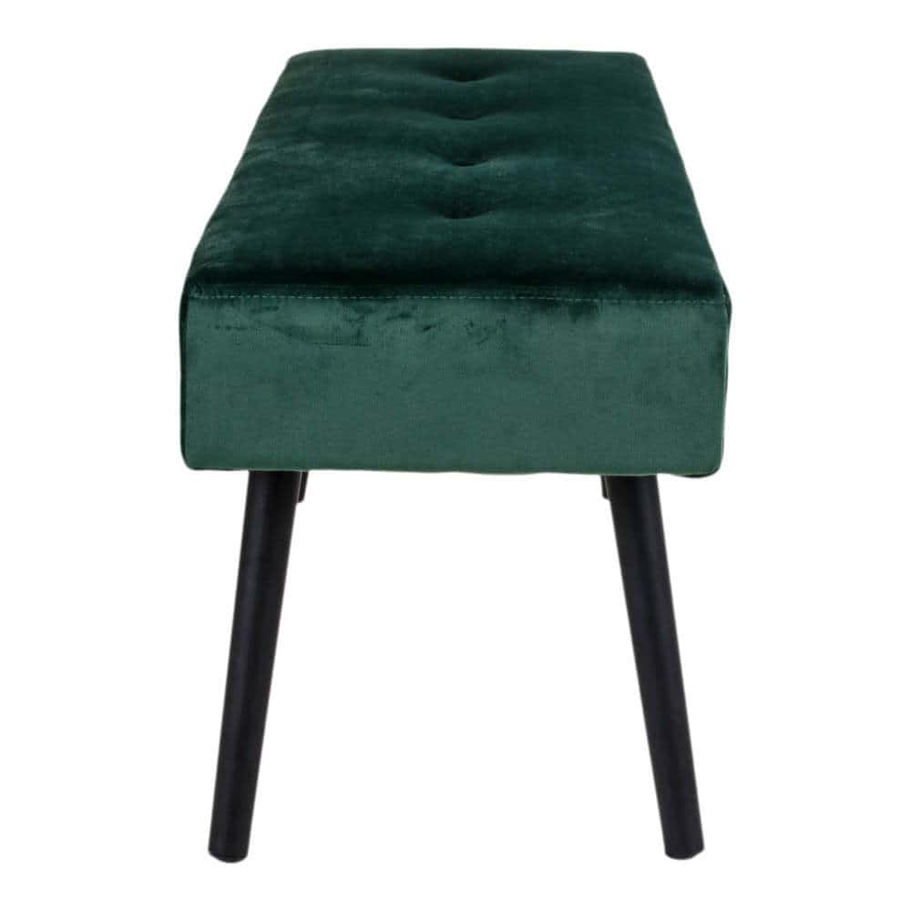 Bænk/ Bench, velour/ velvet, grøn/ green