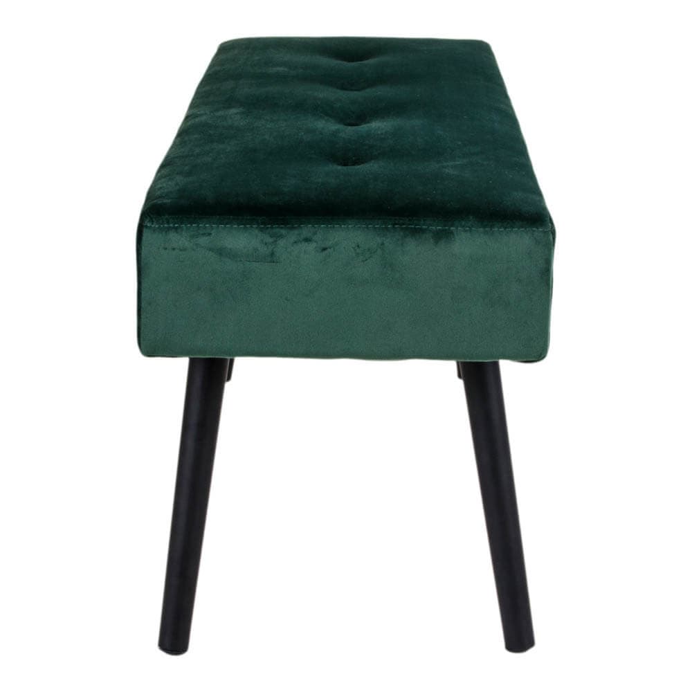 Bænk/ Bench, velour/ velvet, grøn/ green