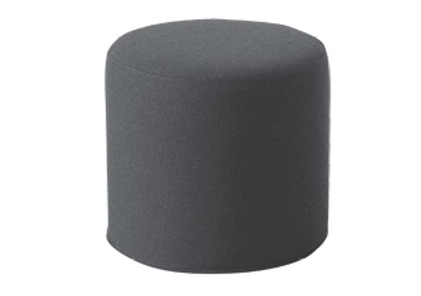 Drum puf, grå