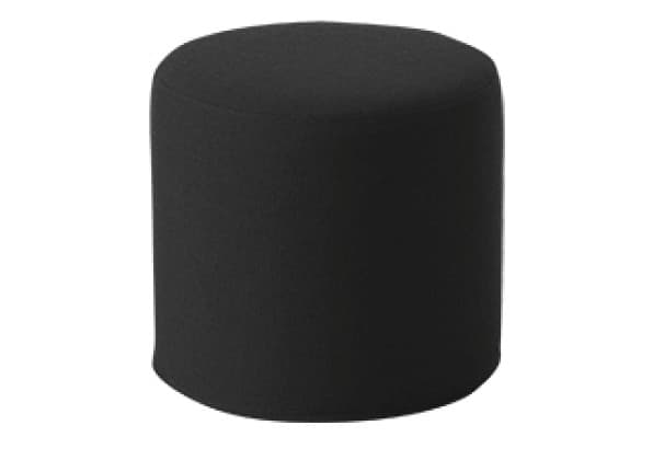 Drum puf, koksgrå