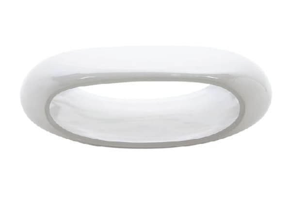Ellipse bord, hvid