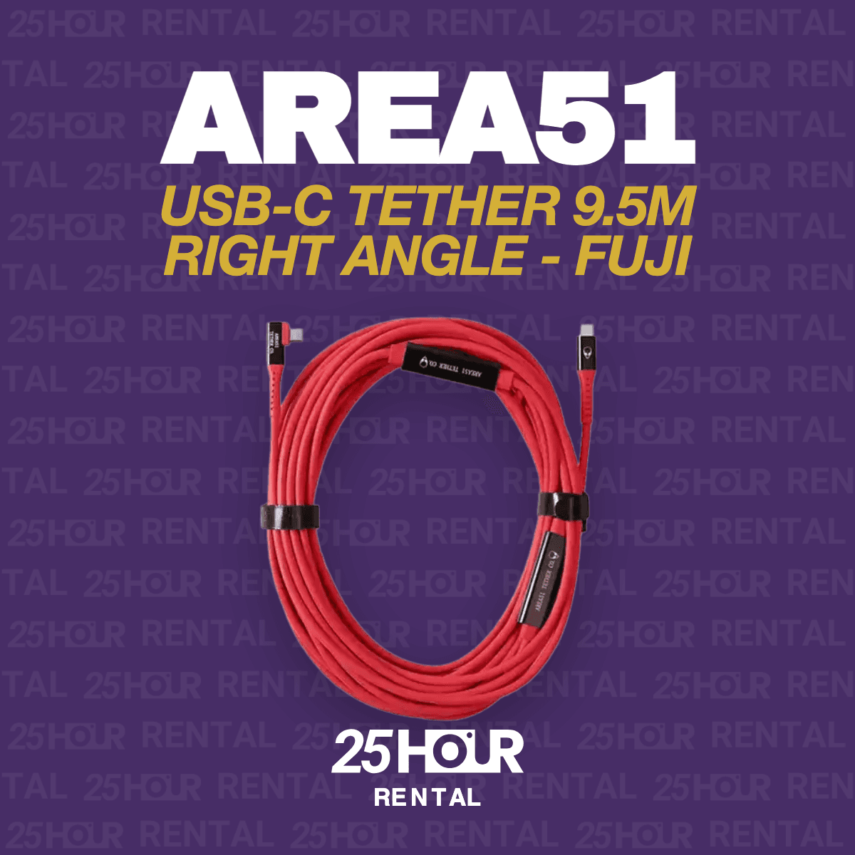 AREA51 USB-C TO USB-C 9.5M RIGHT ANGLE - FUJI