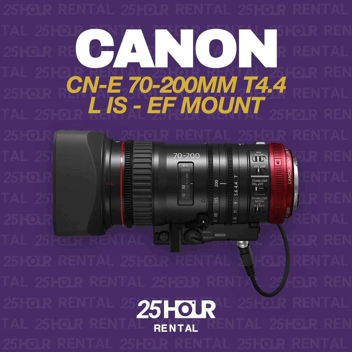Canon CN-E70-200mm T4.4 L IS - EF mount