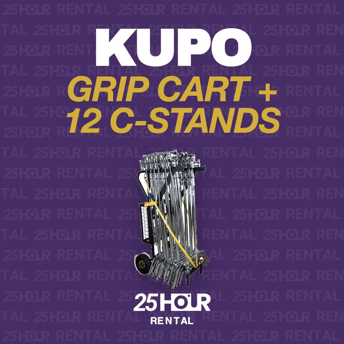 Grip cart + 12 C-stands BUNDLE