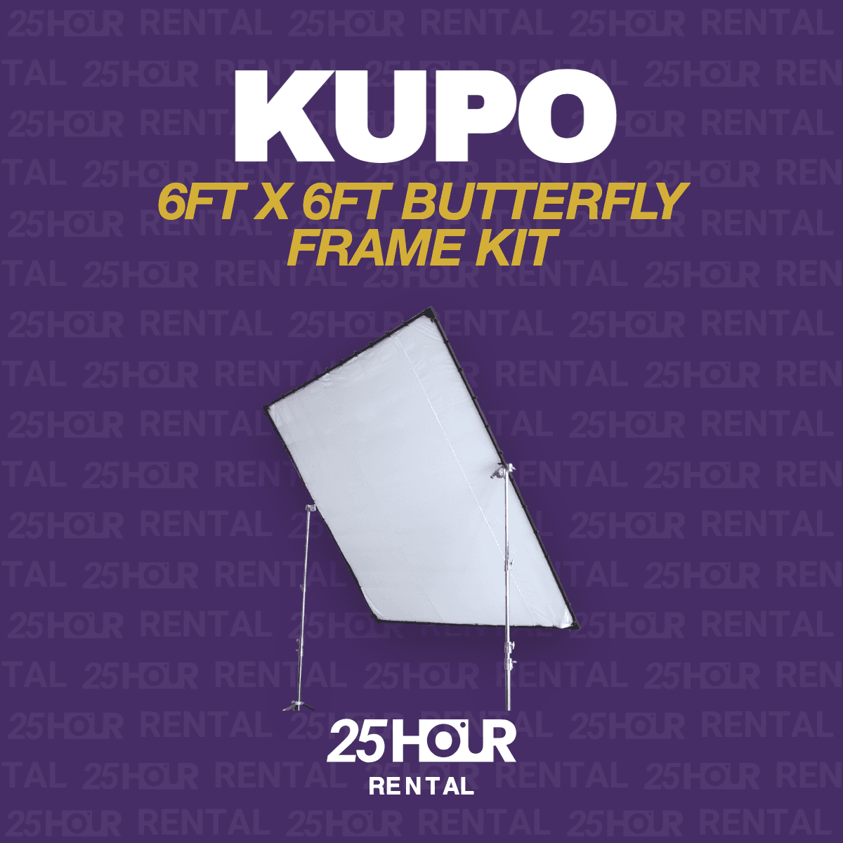 KUPO 6ft x 6ft Butterfly Frame Kit
