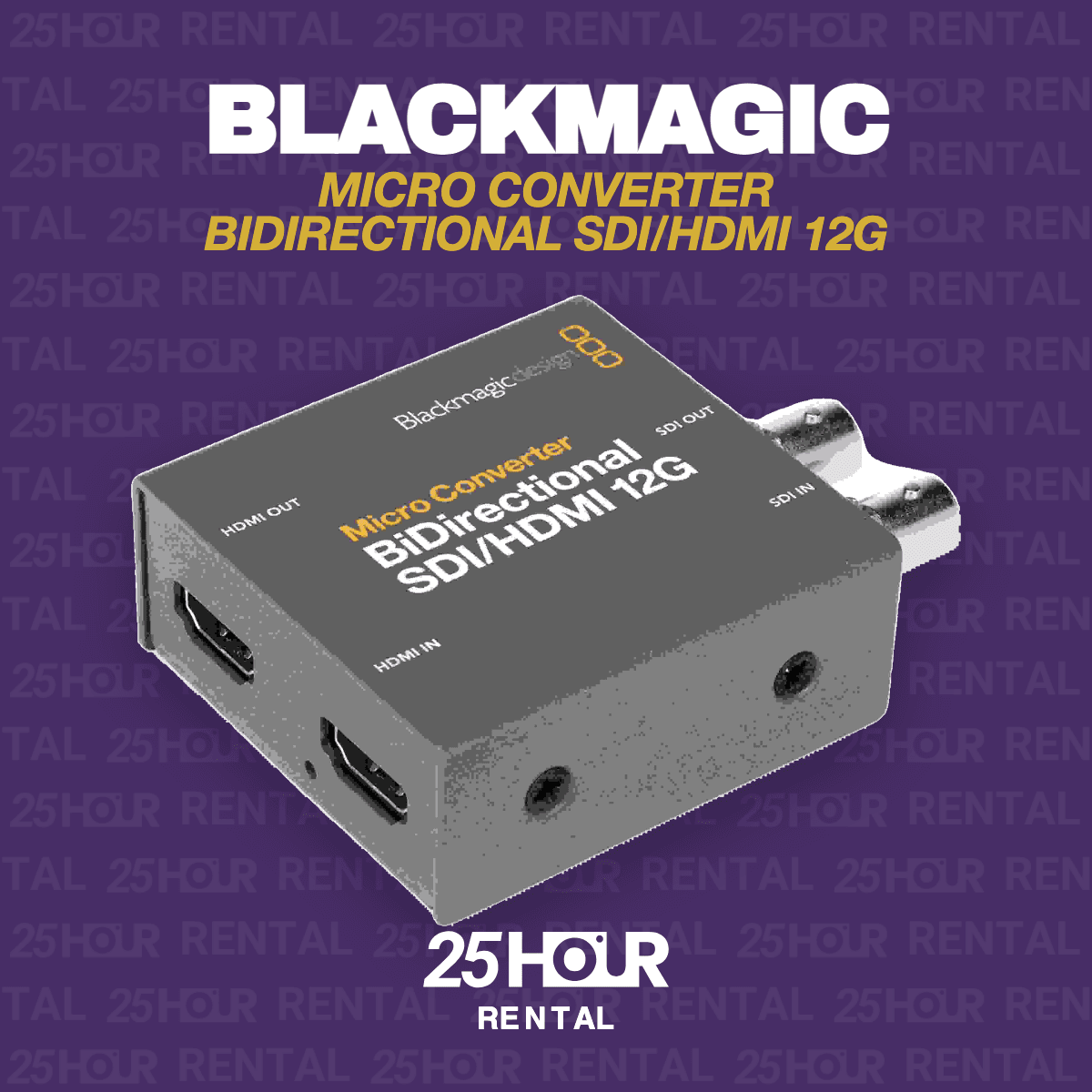 MICRO CONVERTER BIDIRECTIONAL SDI/HDMI 12G
