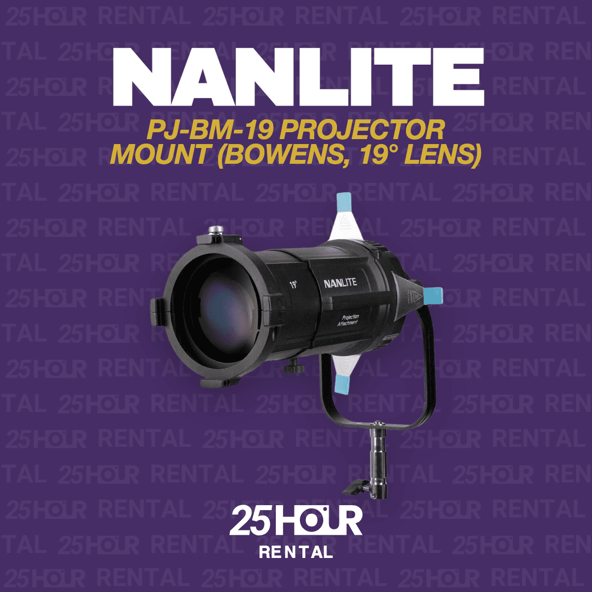 Nanlite PJ-BM-19 PROJECTOR MOUNT FOR BOWENS MOUNT W/19° LENS