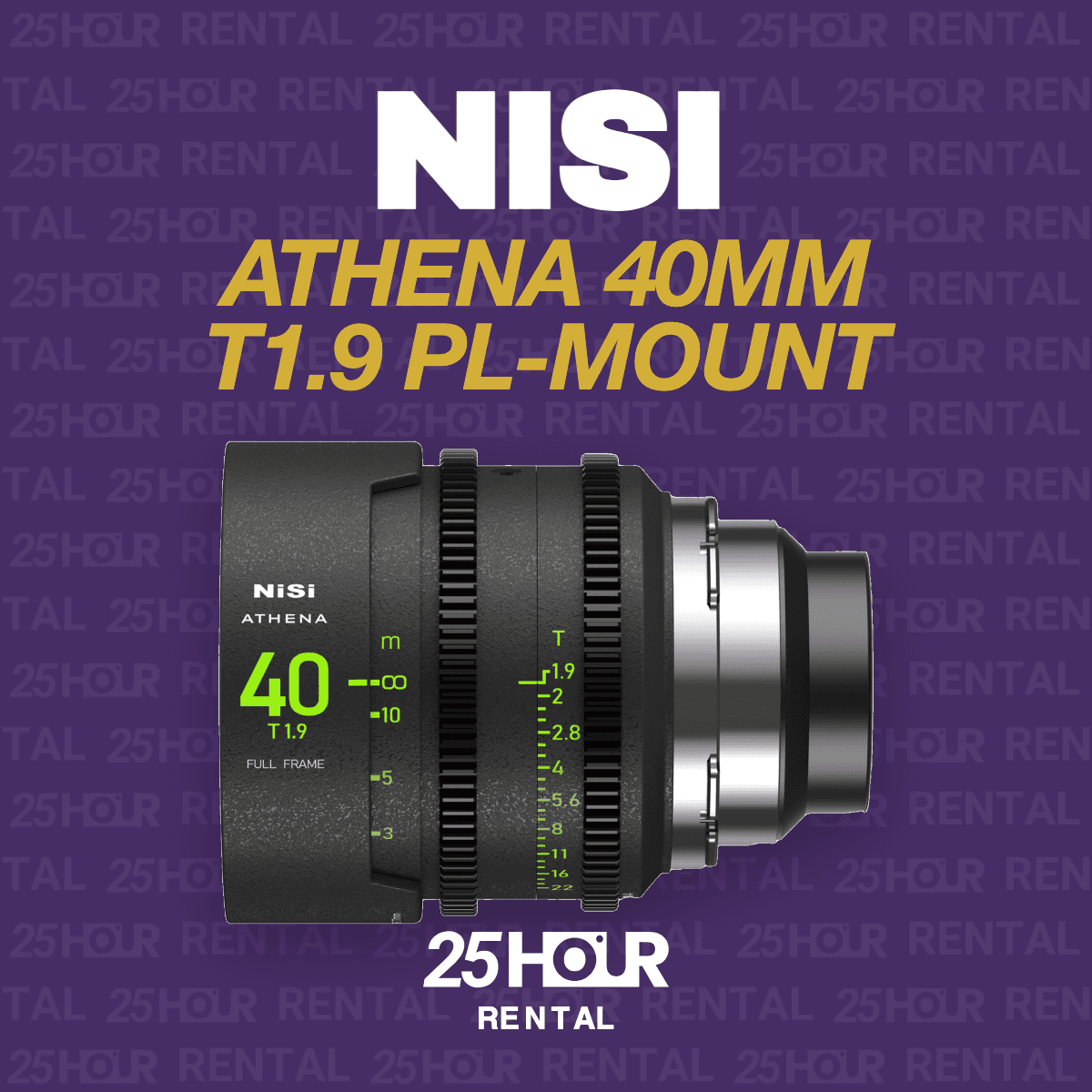 NISI ATHENA 40MM T1.9 PL-MOUNT