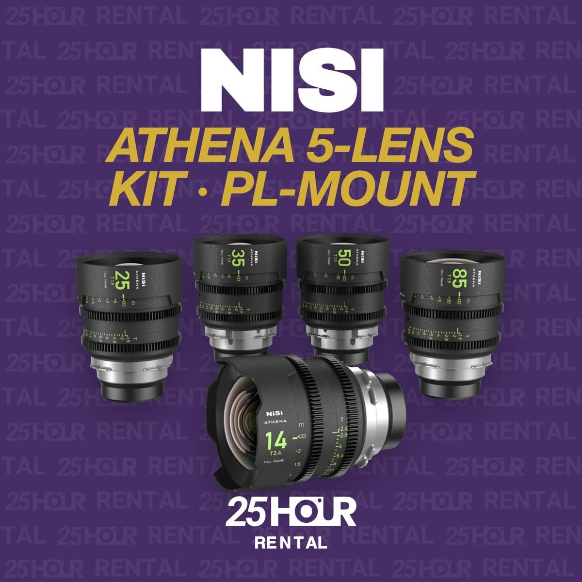 NISI Athena 5 Lens Kit - PL Mount