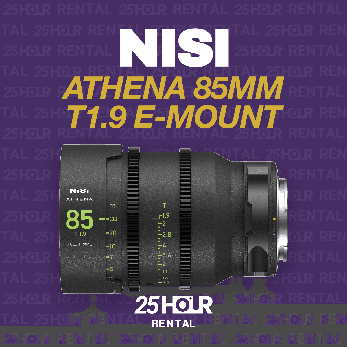 NISI ATHENA 85MM T1.9 E-Mount