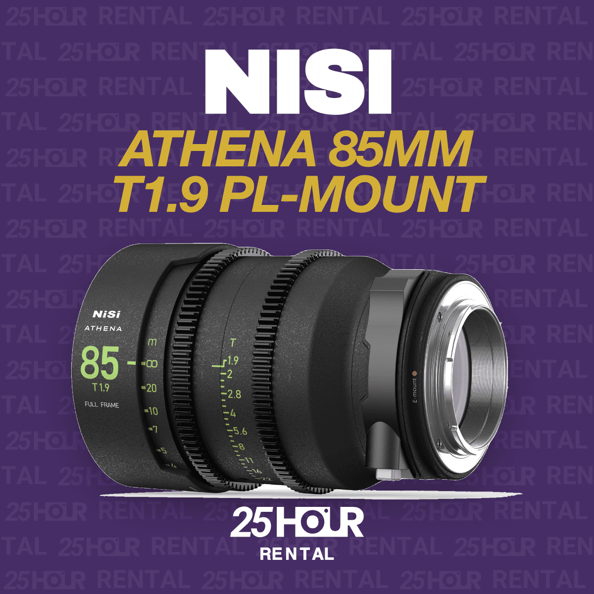 NISI ATHENA 85MM T1.9 PL-MOUNT