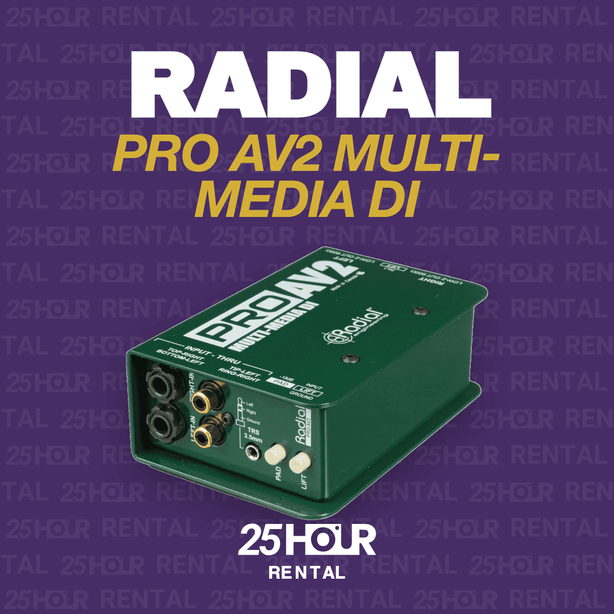 RADIAL PRO AV2 - MULTI-MEDIA ID