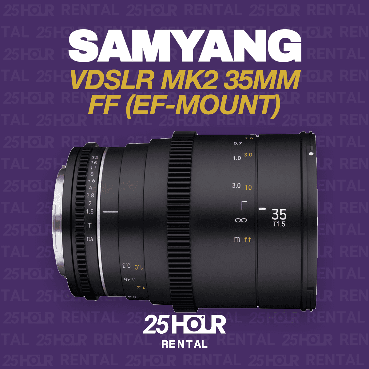 Samyang VDSLR MK2 35MM FF (EF-MOUNT)