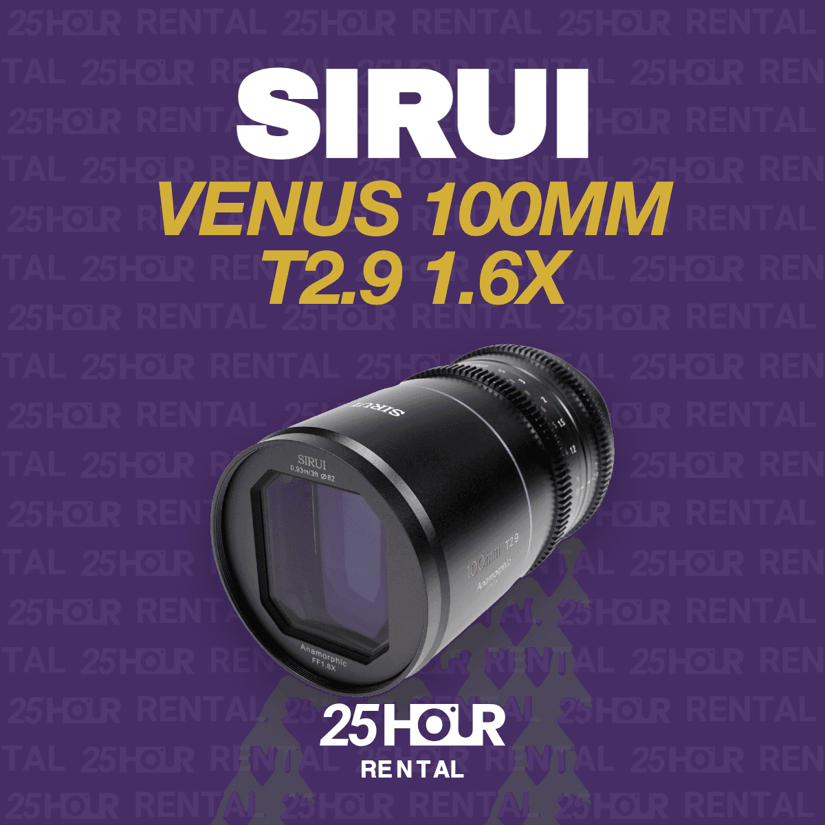 Sirui Venus 100mm T2.9 1.6x Full-Frame Anamorphic