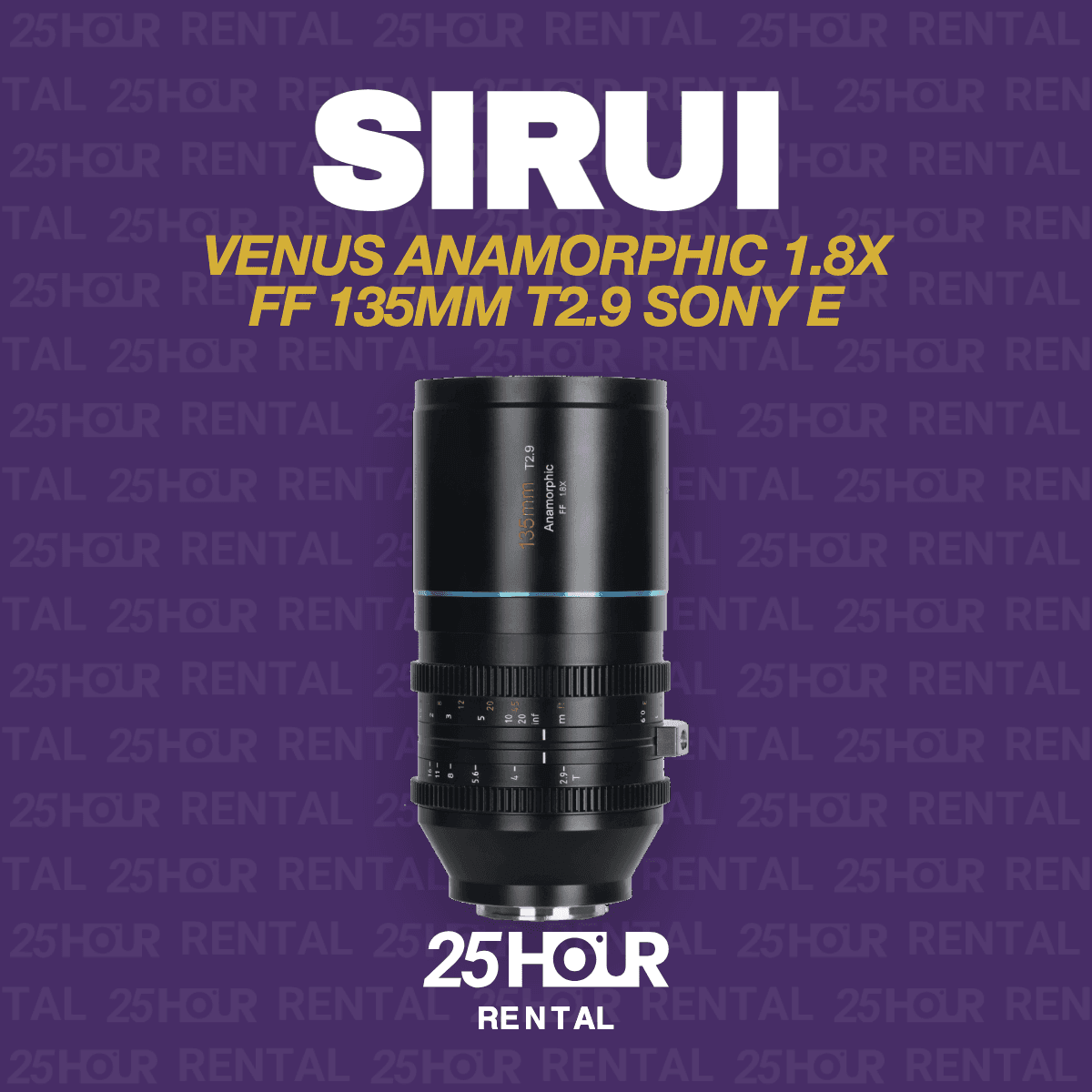 Sirui Venus 135mm T2.9 1.8x Full-Frame Anamorphic