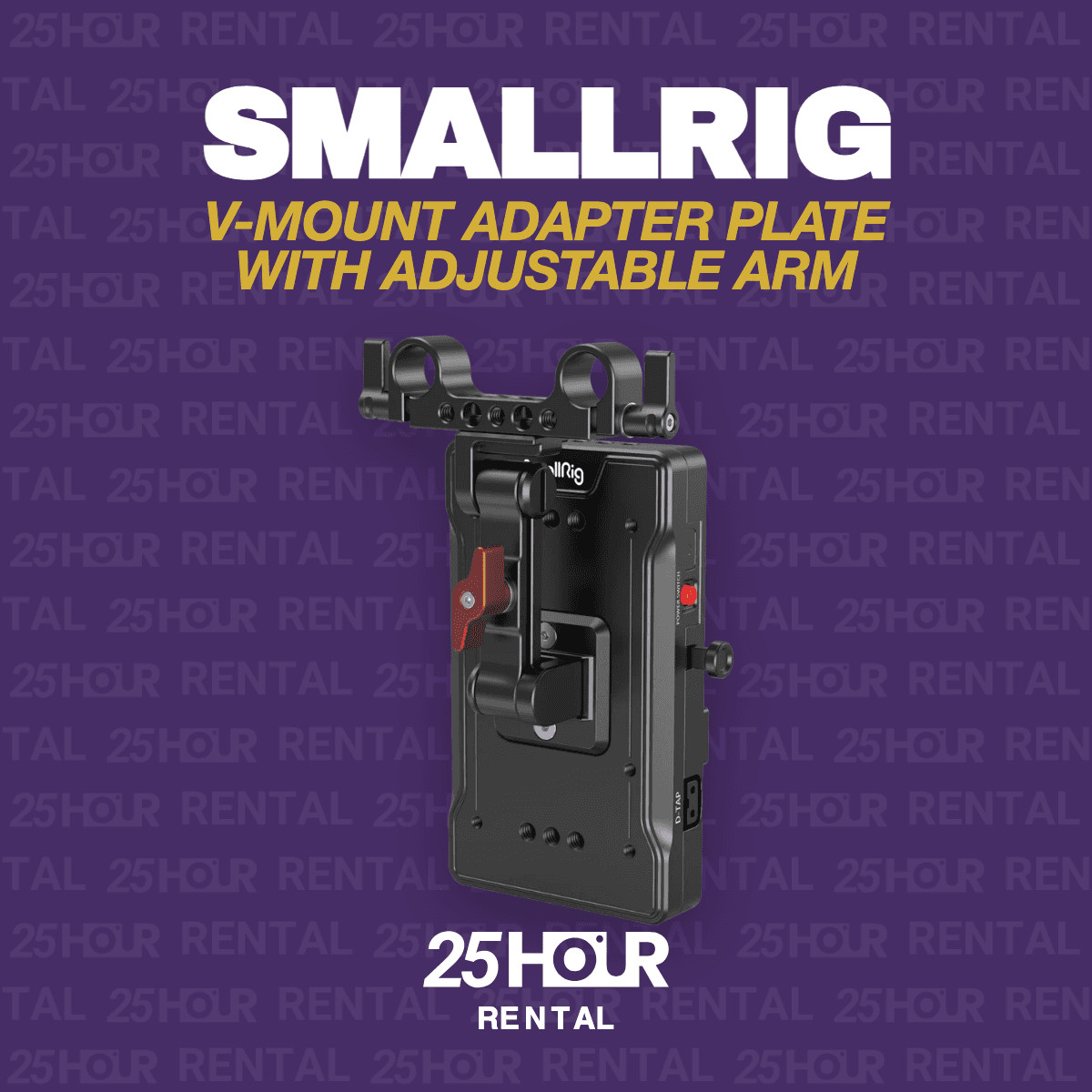 SmallRig V-Mount Battery Adapter Plate with Adjustable Arm 3204