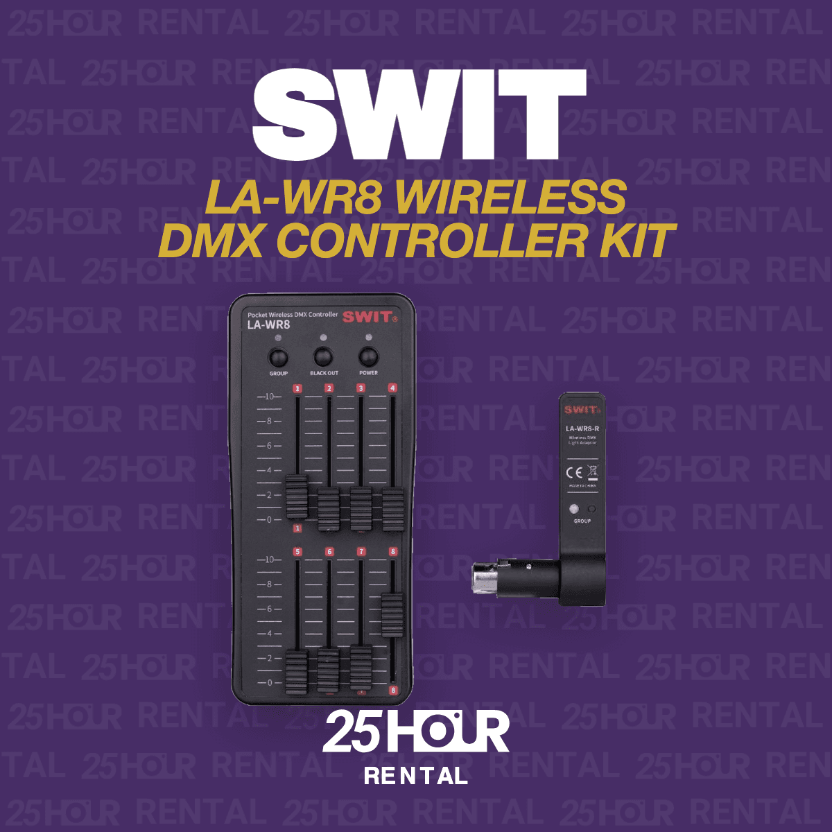 SWIT LA-WR8 8-CH POCKET WIRELESS DMX CONTROLLER KIT 1 TX & 3 RX