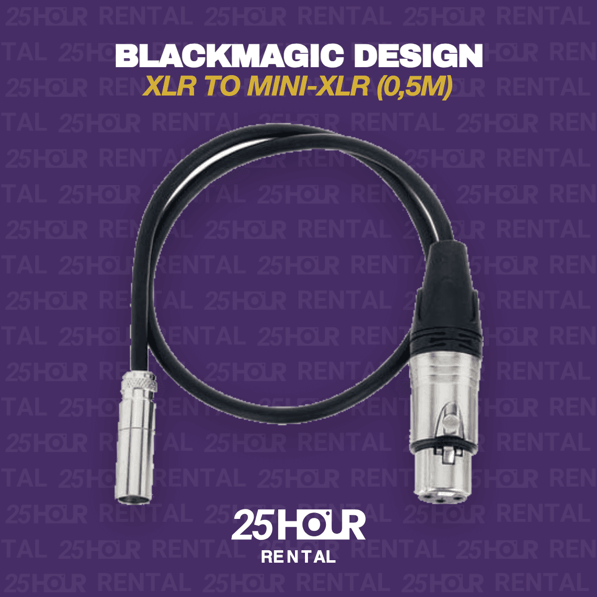 XLR TO MINI-XLR (0,5M)