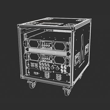 Lambda Labs forstærker rack