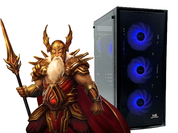 Entry Gamer-Pakke — gamer-PC med skærm og tilbehør