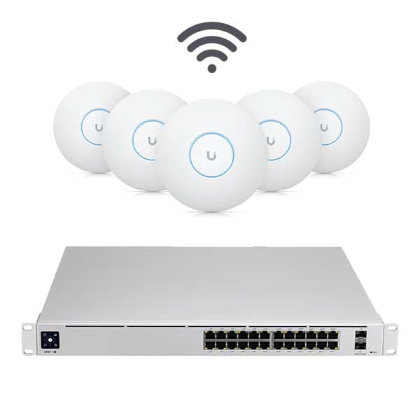 Professionel Ubiquiti WiFi-pakke LAN/5G
