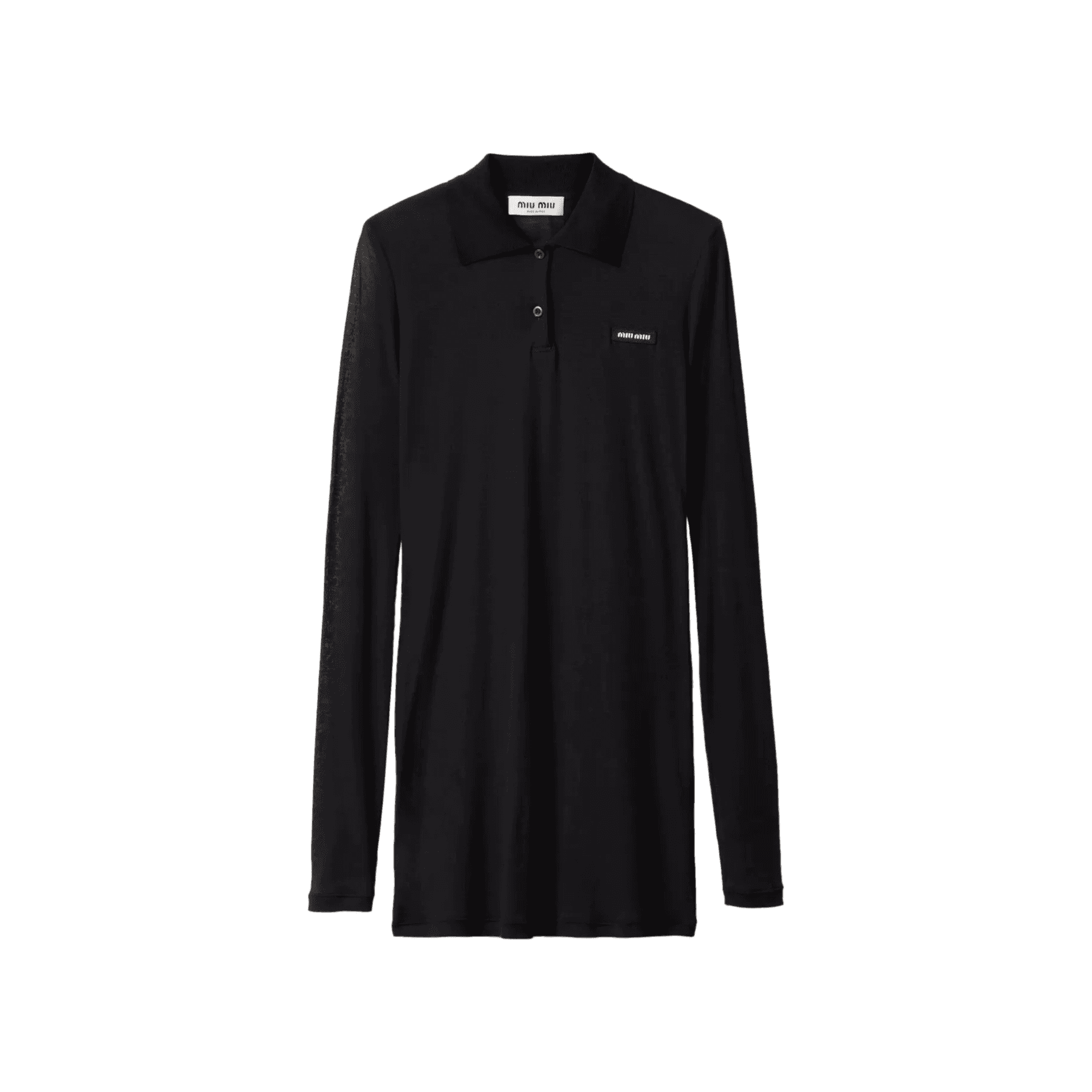 MIU MIU JERSEY POLO DRESS