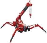 Minikran Hybrid eller Batteri 2,8 ton