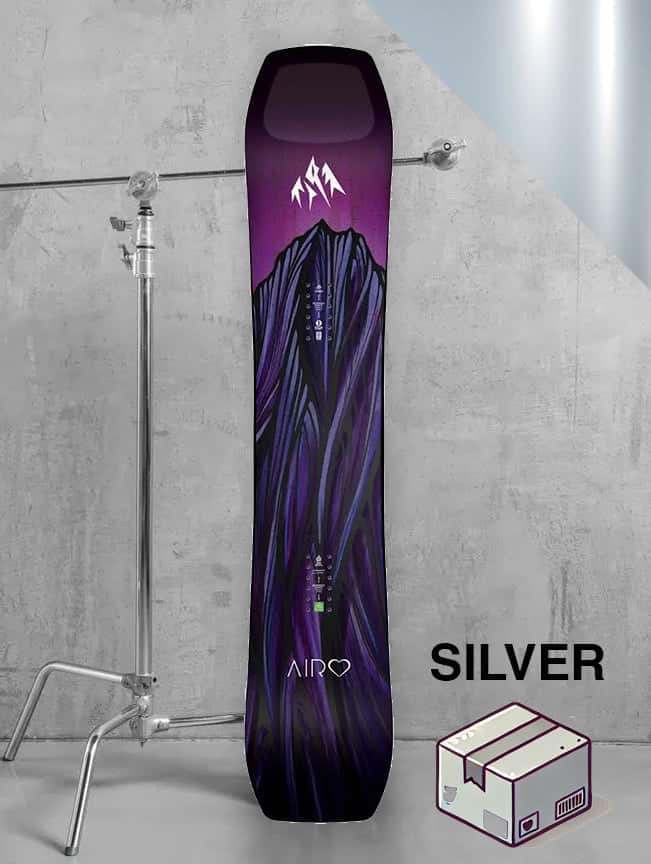 Herre allmountain snowboard inkl. bindinger – Sølv-pakke
