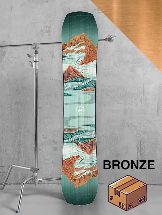 Herre allmountain snowboard inkl. bindinger – Bronze-pakke