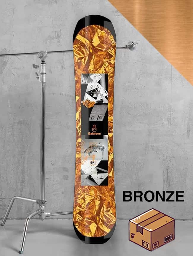 Herre park snowboard inkl. bindinger – Bronze-pakke