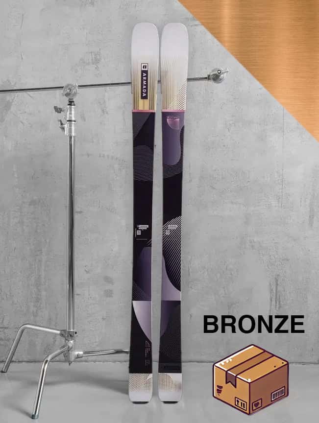 Dame carving ski inkl. skistave – Bronze-pakke
