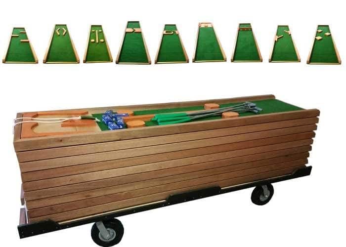 Mobil minigolfbane, 9 huller